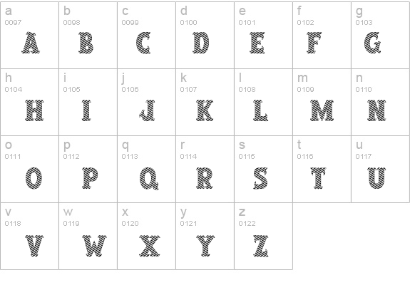 SalloonStriped details - Free Fonts at FontZone.net