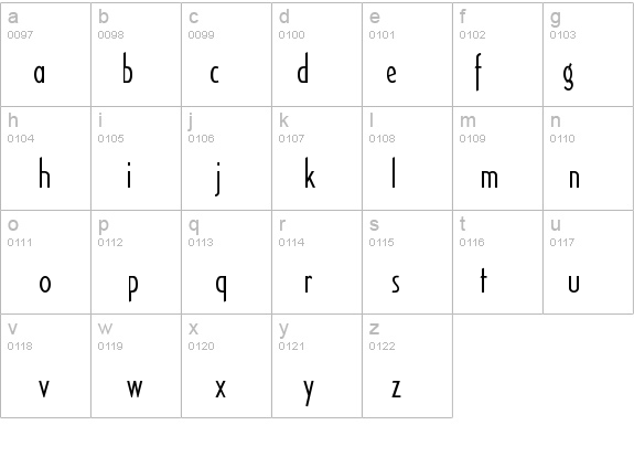 SandyhillConden details - Free Fonts at FontZone.net