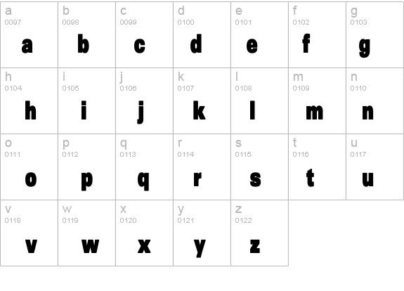 SansBlackSmall details - Free Fonts at FontZone.net