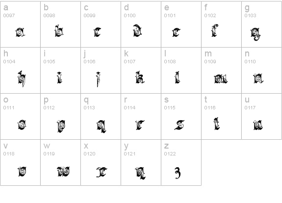 Saraband Lettering details - Free Fonts at FontZone.net