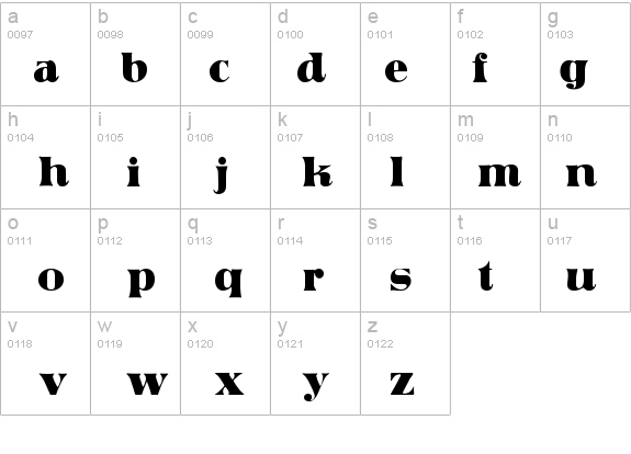 Sarajevo details - Free Fonts at FontZone.net