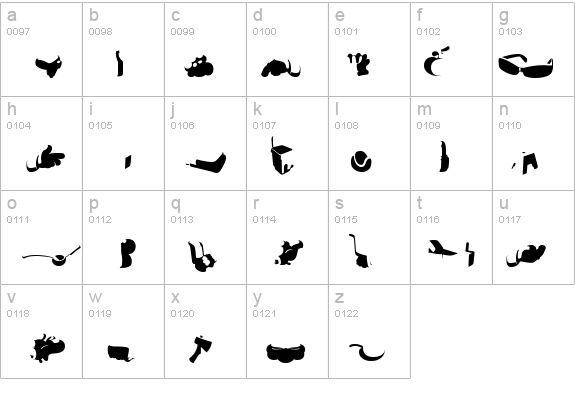 SaunaDingbats-Dimlght details - Free Fonts at FontZone.net