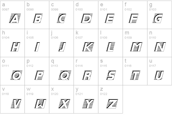 ScanningFont details - Free Fonts at FontZone.net