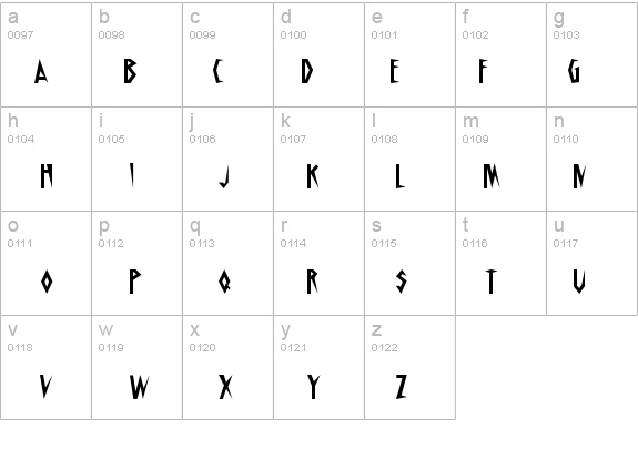 Schrill AOE details - Free Fonts at FontZone.net