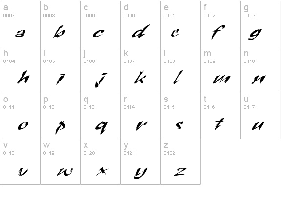 Scratch-Extended Italic details - Free Fonts at FontZone.net