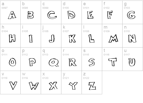 Scrawllege details - Free Fonts at FontZone.net