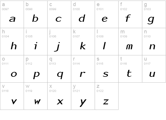 Sensor-Extended Italic details - Free Fonts at FontZone.net