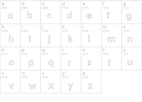 SerifGothicOutline details - Free Fonts at FontZone.net