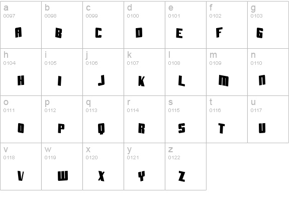 SF Aftershock Debris CondSolid details - Free Fonts at FontZone.net