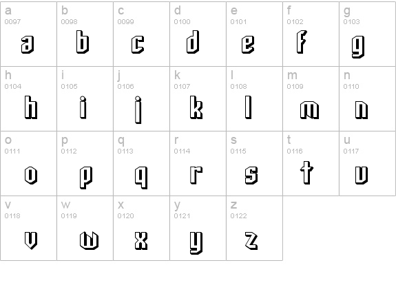 SF Archery Black Shaded details - Free Fonts at FontZone.net