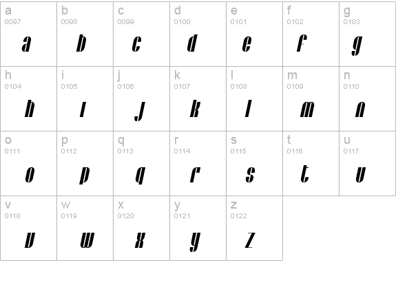SF Baroquesque Extended Oblique details - Free Fonts at FontZone.net