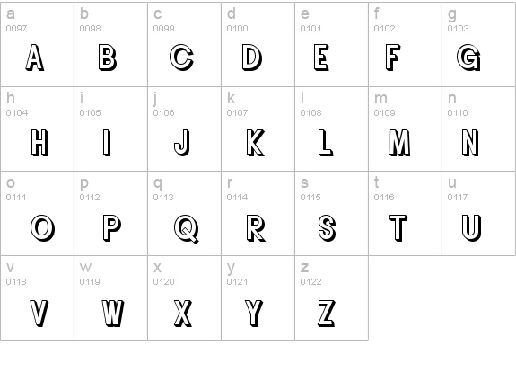 SF Buttacup Lettering Shaded details - Free Fonts at FontZone.net