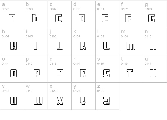 SF Cosmic Age Outine Upright details - Free Fonts at FontZone.net