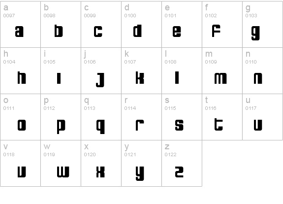 SF DecoTechno Bold details - Free Fonts at FontZone.net