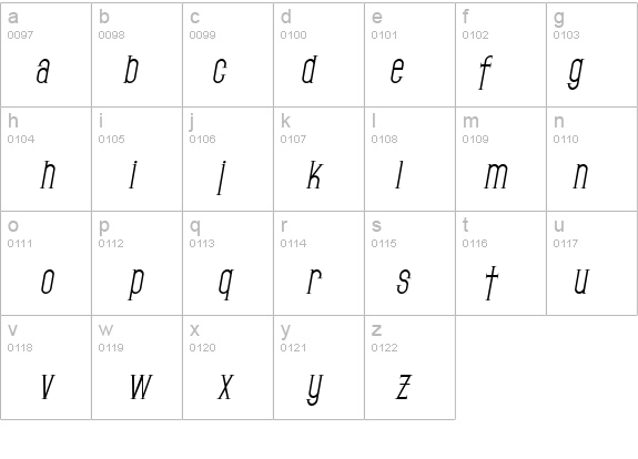 SF Gothican Oblique details - Free Fonts at FontZone.net