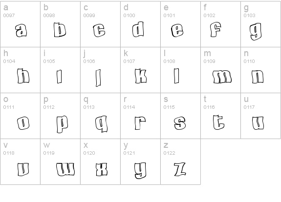 SF Hallucination Outline details - Free Fonts at FontZone.net