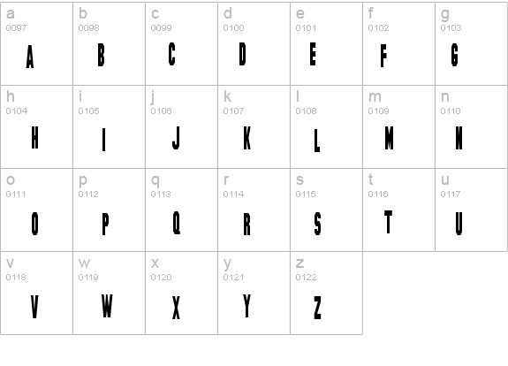 SF Hollywood Hills Condensed details - Free Fonts at FontZone.net