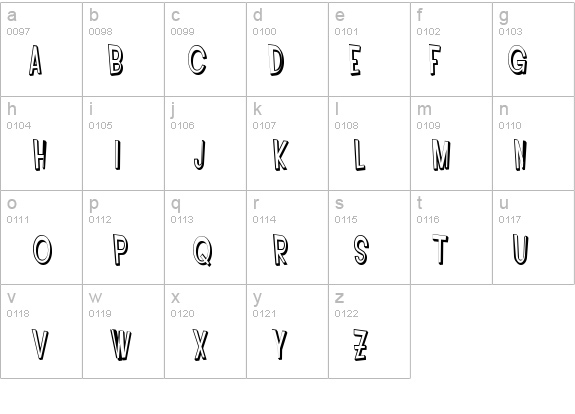 SF Intoxicated Blues Shaded details - Free Fonts at FontZone.net