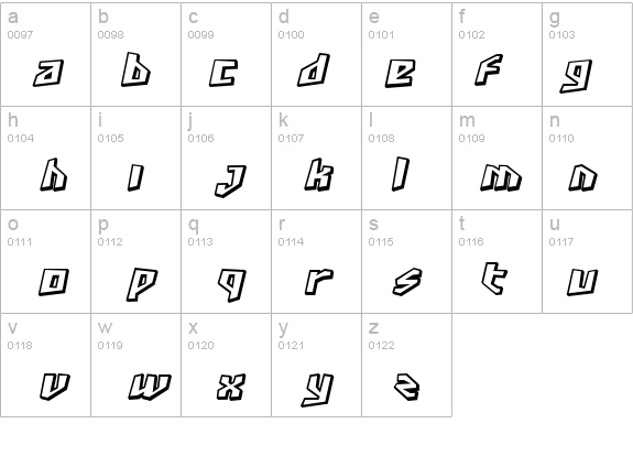 SF Junk Culture Shaded Oblique details - Free Fonts at FontZone.net