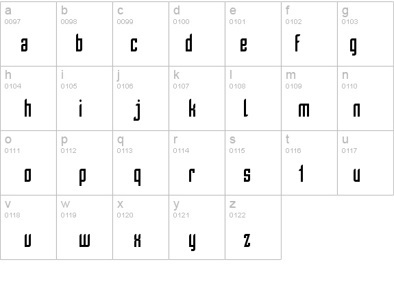 SF Piezolectric Condensed details - Free Fonts at FontZone.net
