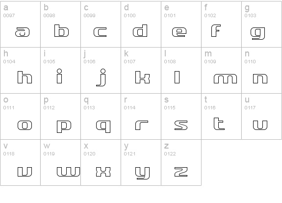 SF Quartzite Outline details - Free Fonts at FontZone.net