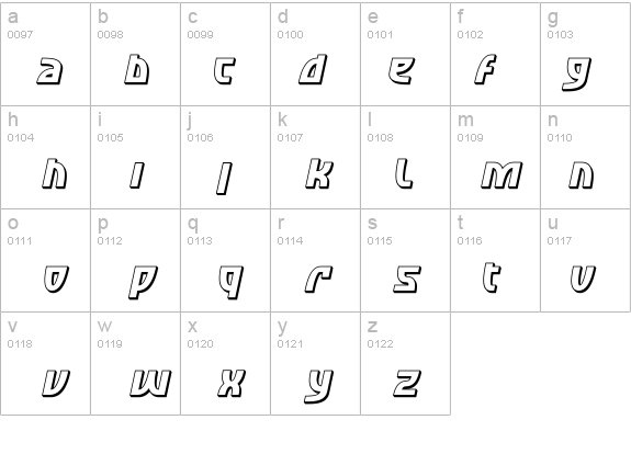 SF Retroesque Shaded Oblique details - Free Fonts at FontZone.net