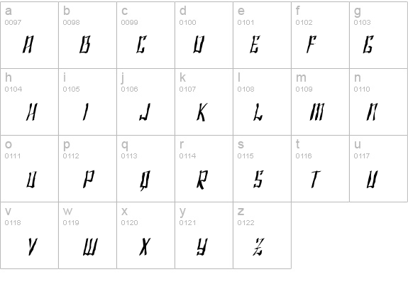 SF Shai Fontai Distressed Oblique details - Free Fonts at FontZone.net