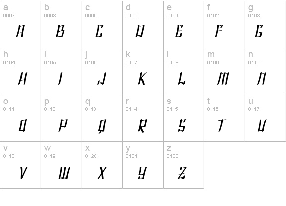 SF Shai Fontai Extended Oblique details - Free Fonts at FontZone.net