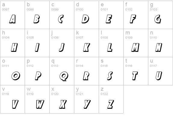 SF Speakeasy Shaded Oblique details - Free Fonts at FontZone.net