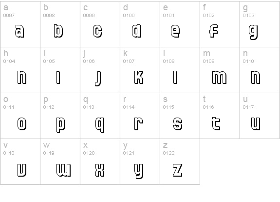 SF Speedwaystar Shaded details - Free Fonts at FontZone.net