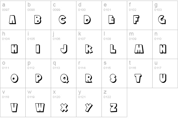 SF Tattle Tales Shadow details - Free Fonts at FontZone.net