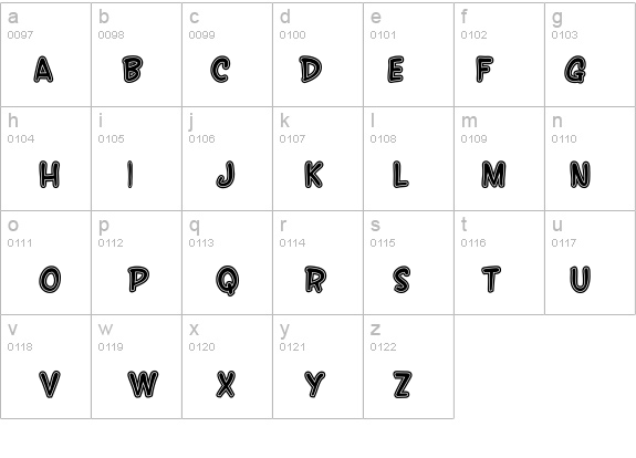 SF Wonder Comic Inline details - Free Fonts at FontZone.net