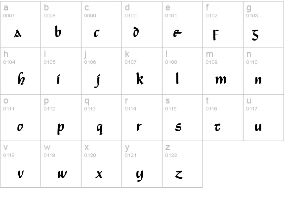 ShamrockEF-AlternateTwo details - Free Fonts at FontZone.net