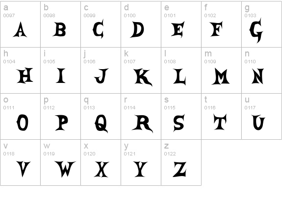 SheCreature details - Free Fonts at FontZone.net