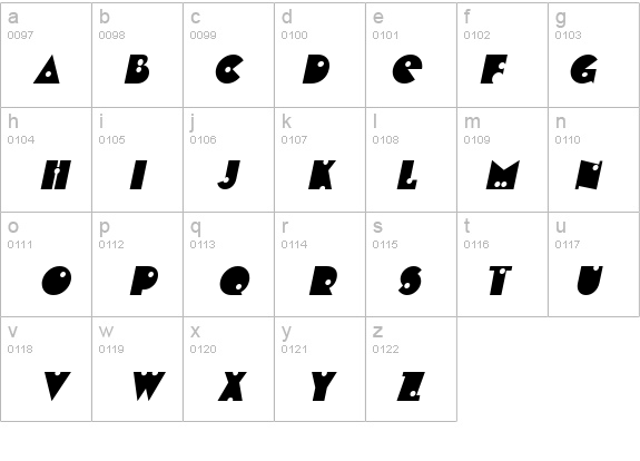 ShotShell Italic details - Free Fonts at FontZone.net