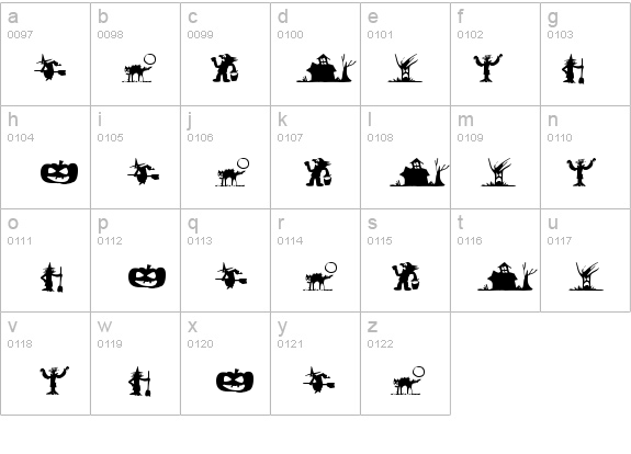 SilBooettes Tryout details - Free Fonts at FontZone.net