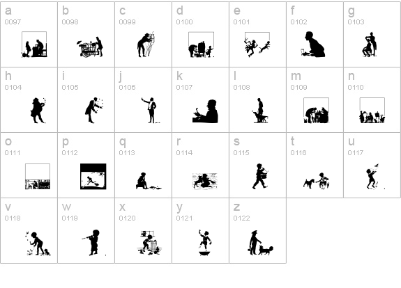 SilhousTwo details - Free Fonts at FontZone.net