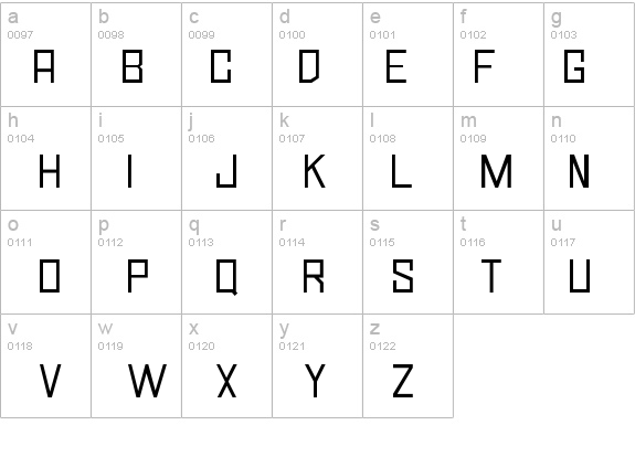 Simply Square JL details - Free Fonts at FontZone.net