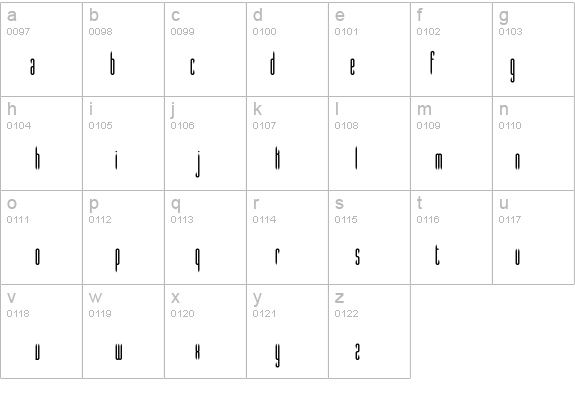 Slender BRK details - Free Fonts at FontZone.net