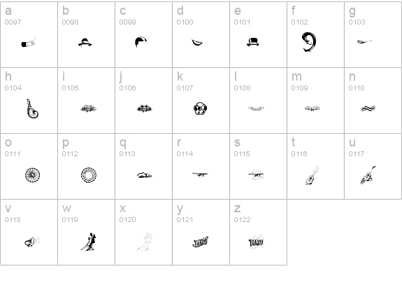 SLGardel details - Free Fonts at FontZone.net