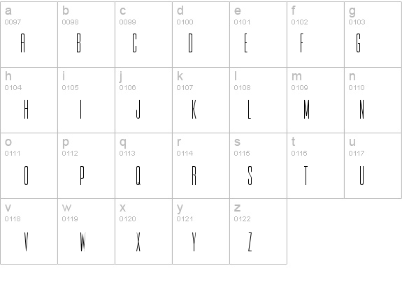 Slim-Jim Normal details - Free Fonts at FontZone.net