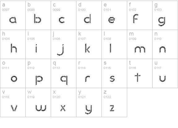 Slinked  details - Free Fonts at FontZone.net