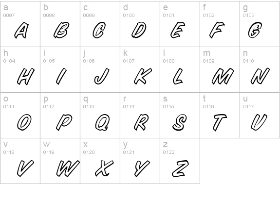 SnyderSpeed-Out details - Free Fonts at FontZone.net