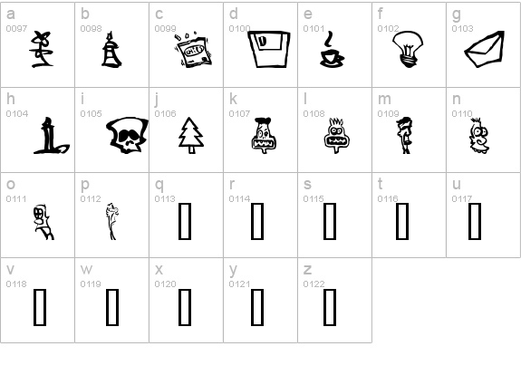 Somepics details - Free Fonts at FontZone.net