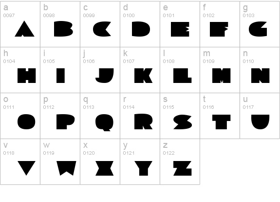 Sorta Deco JL details - Free Fonts at FontZone.net