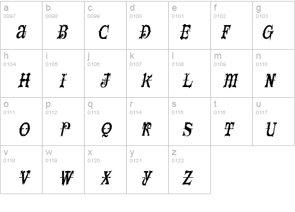 SpaceIveyCondensed Italic details - Free Fonts at FontZone.net