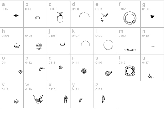 SpecialSealsP01 details - Free Fonts at FontZone.net