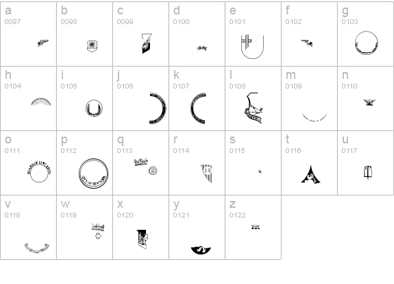 SpecialSealsP02 details - Free Fonts at FontZone.net