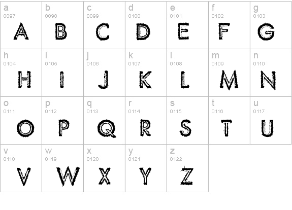 Spike Crumb Swollen details - Free Fonts at FontZone.net