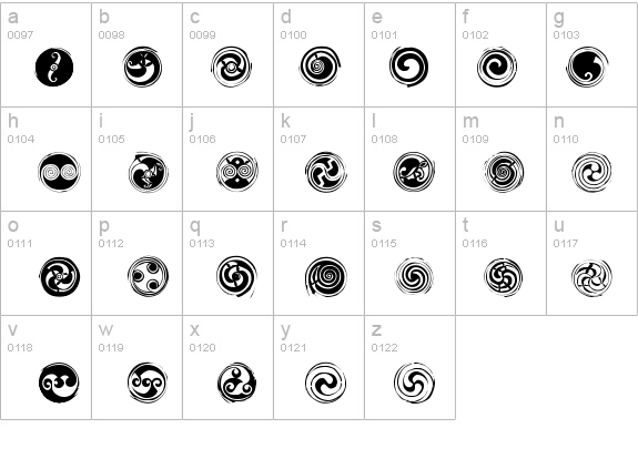 Spirals Regular details - Free Fonts at FontZone.net